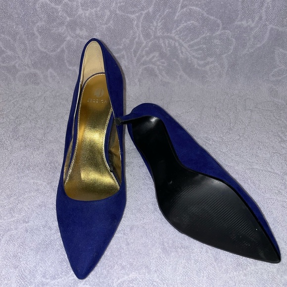 Blue crushed velvet heals - Picture 4 of 6